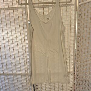 Mossimo Supply Co. Cream Tank Top